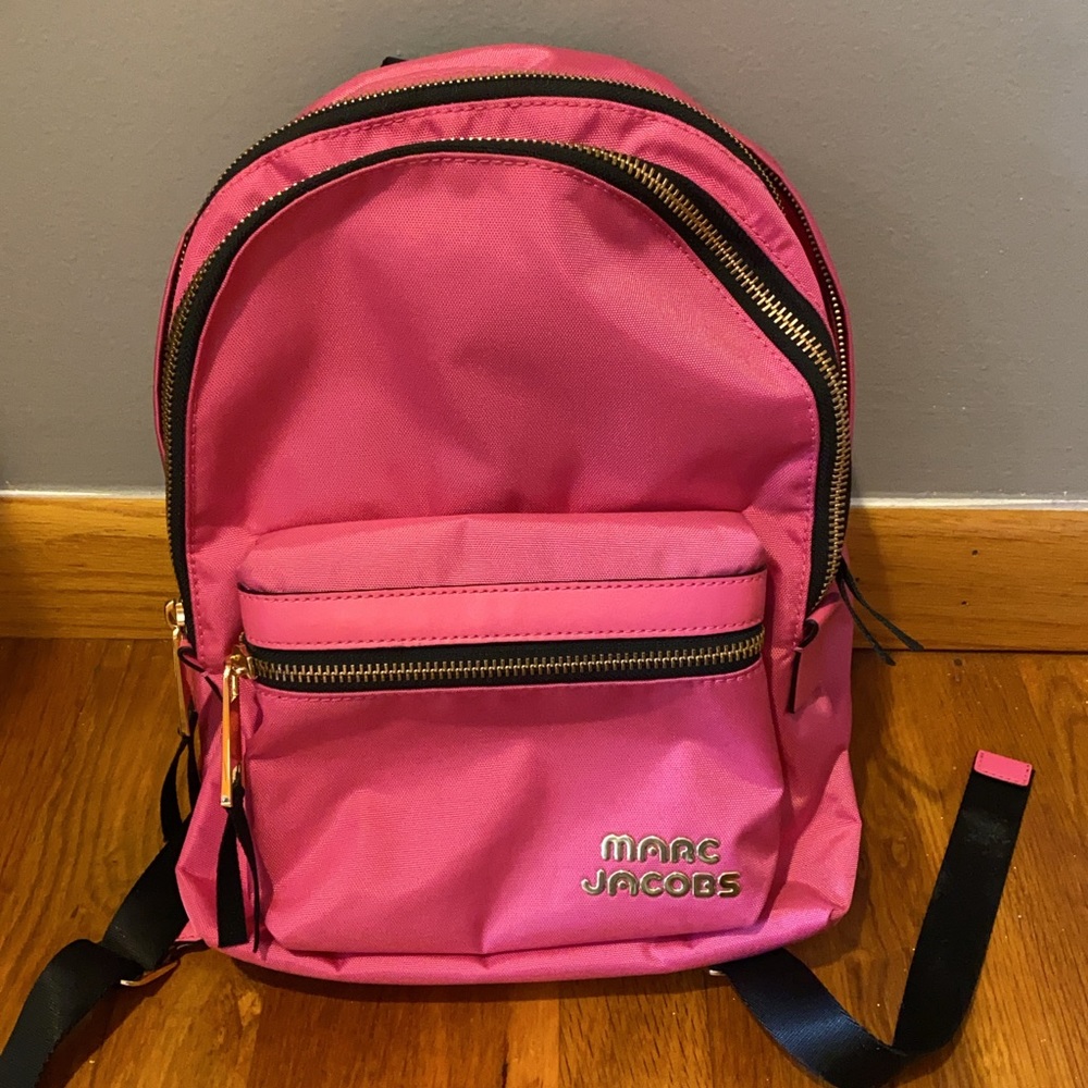 Pink Marc Jacobs backpack